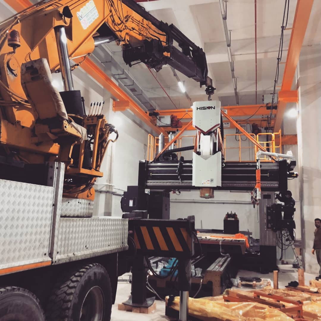 Şeker Sepetli Vinç Kiralama fabrika içi makine montaj operasyonu İstanbul